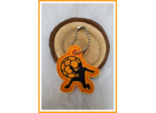 Stickdatei - ITH Anhänger Handball Mann